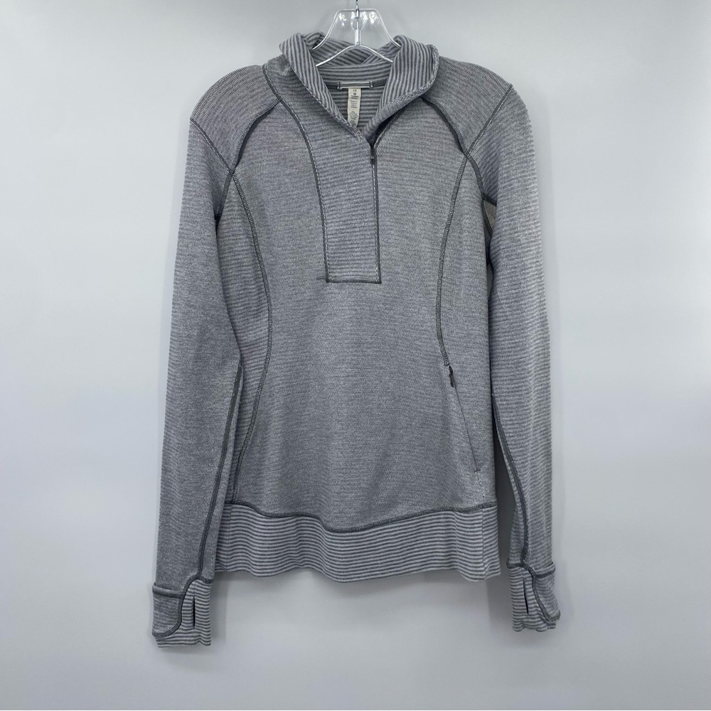 Lululemon Think Fast gray pullover size 10 - Picture 8 of 8